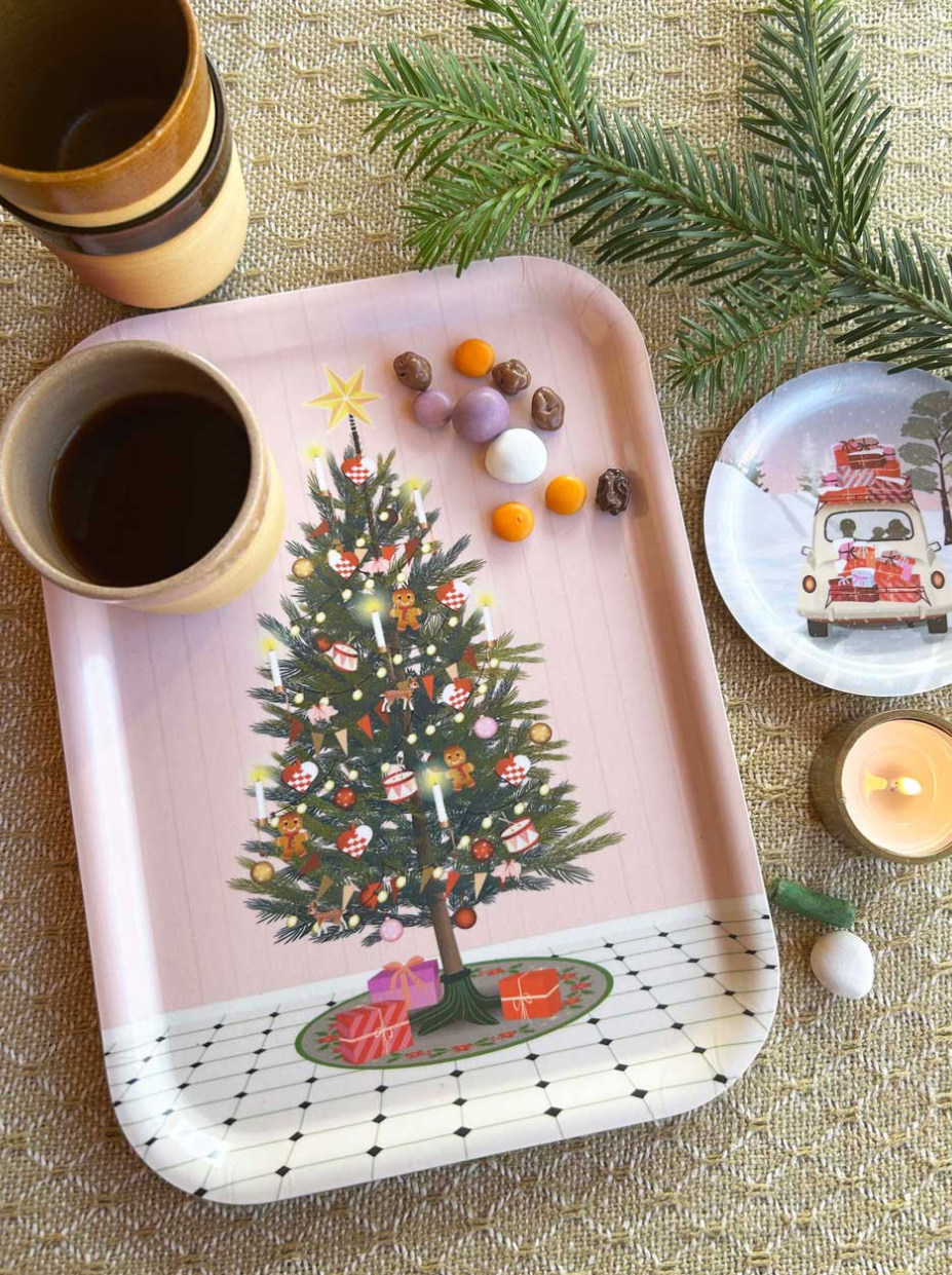 GLOWING CHRISTMAS TREE - Bakke 20x27 cm