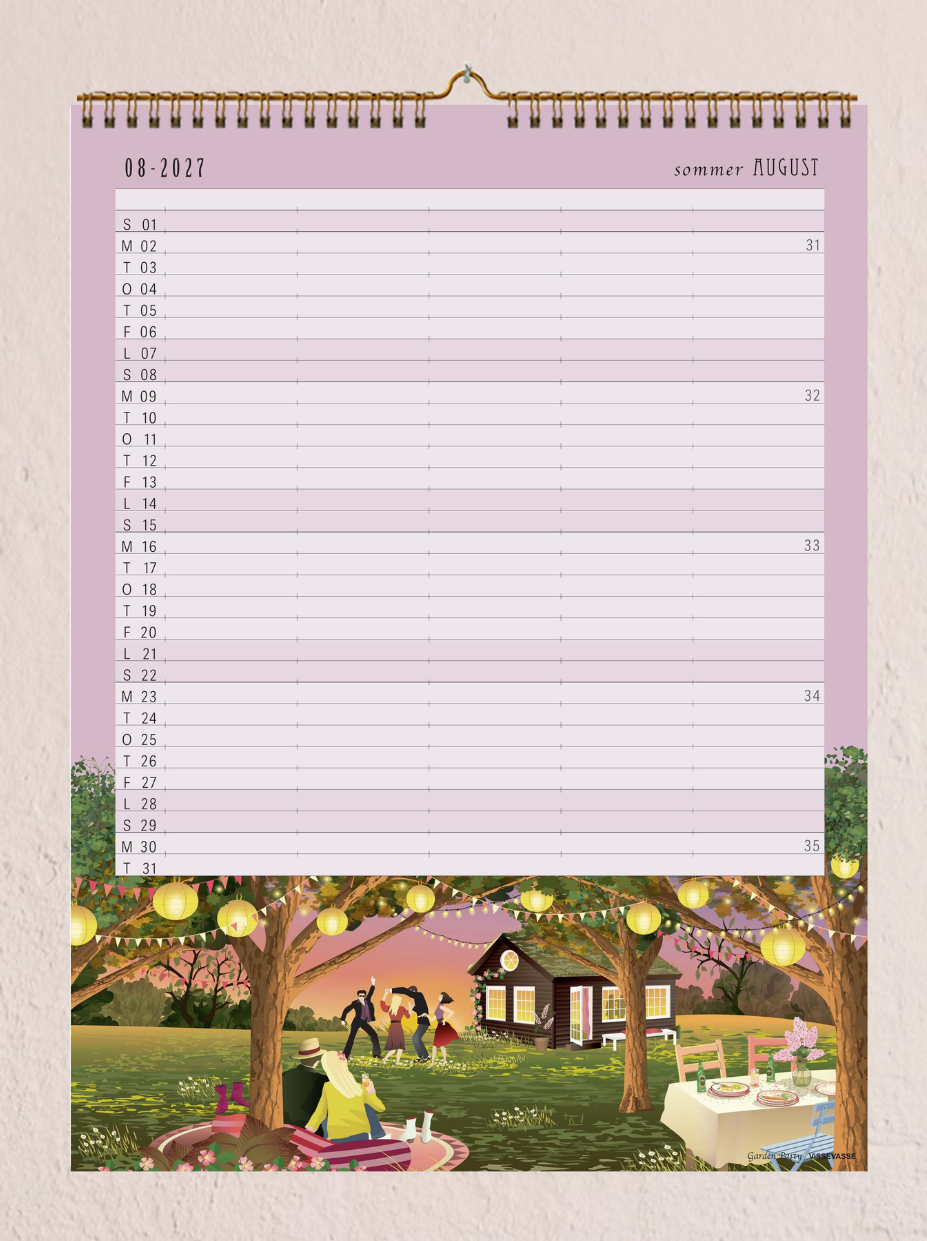 VÆGKALENDER 2027