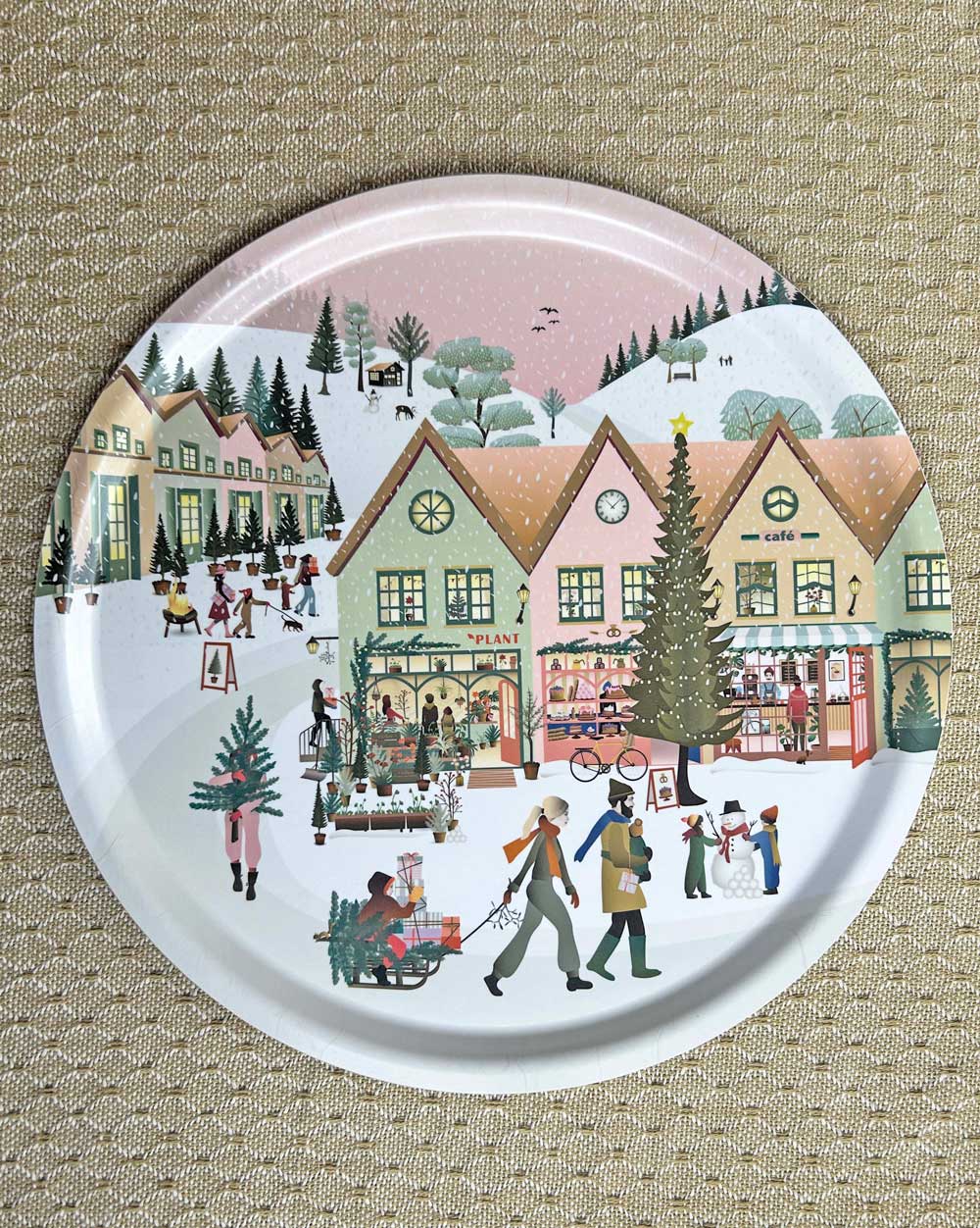 WHITE CHRISTMAS BAKKE Ø 38 cm