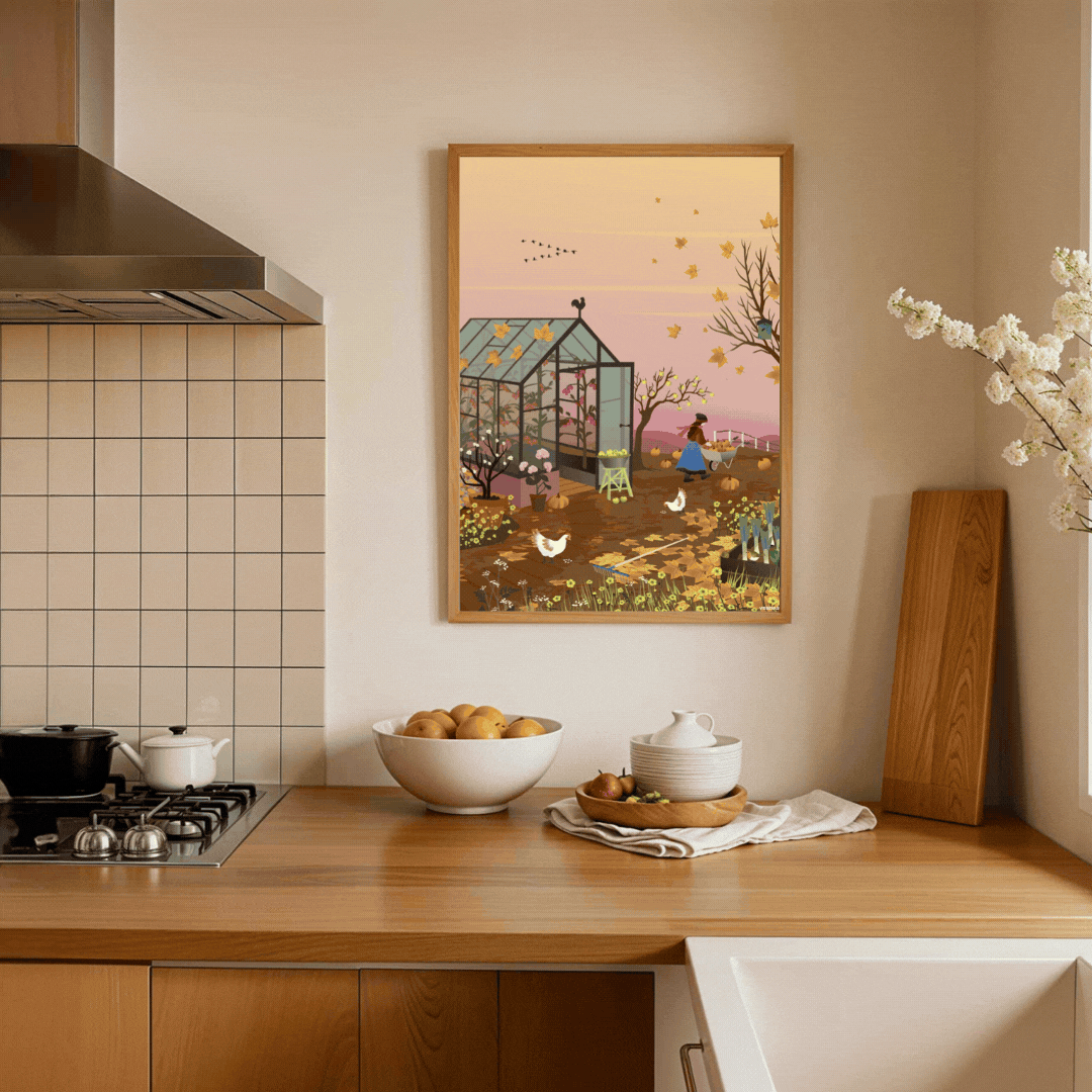 Autumn feeling plakat + Spring feeling plakat