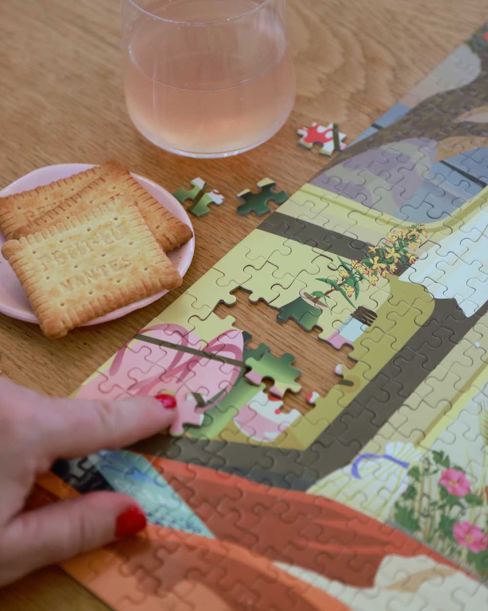 CAMPER BY THE OCEAN - puslespil med 1000 brikker