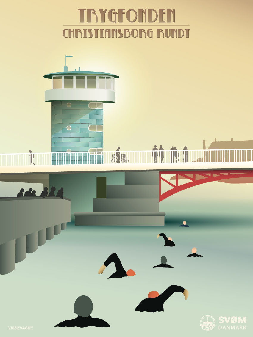 CHRISTIANSBORG RUNDT Knippelsbro - plakat
