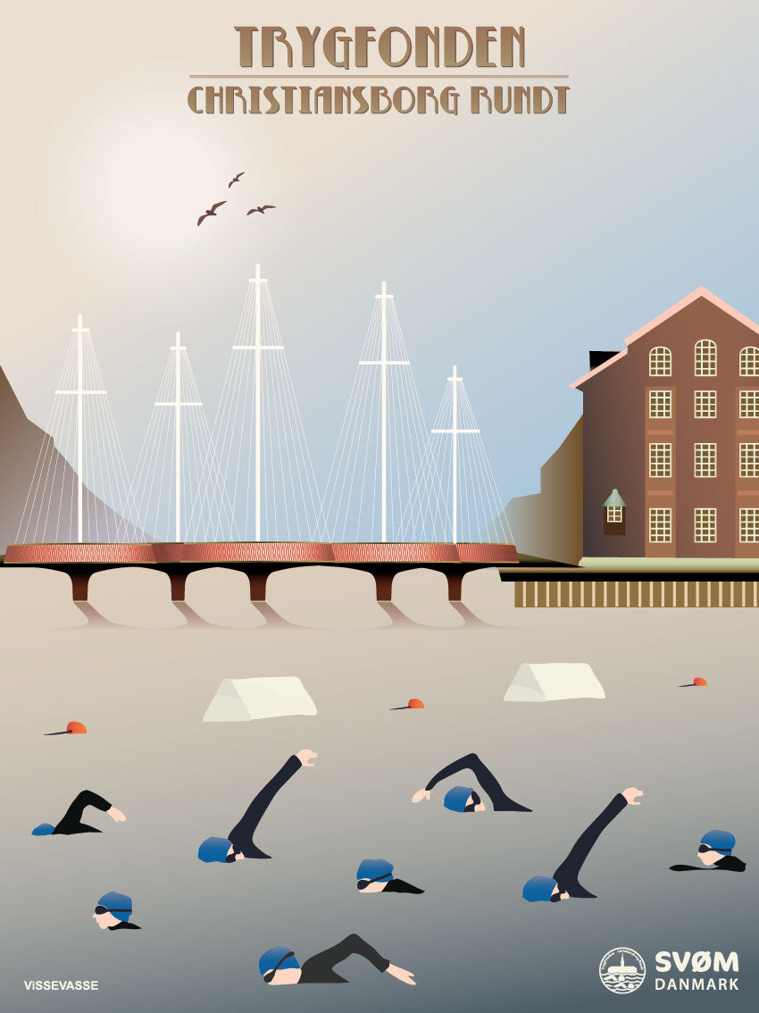 CHRISTIANSBORG RUNDT Cirkelbroen - plakat