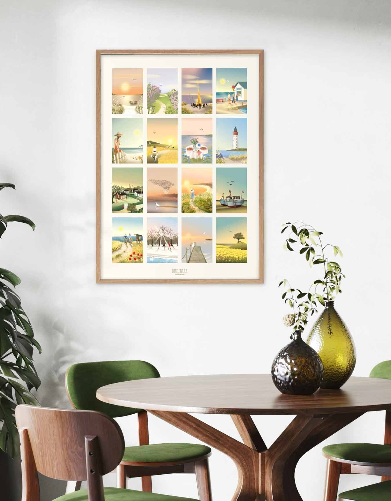 Danmarksmotiver plakat fra ViSSEVASSE