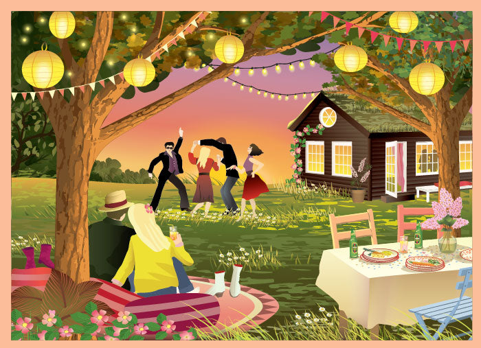 GARDEN PARTY - puslespil med 1000 brikker