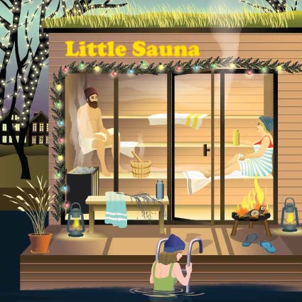 LITTLE SAUNA - puslespil med 150 brikker