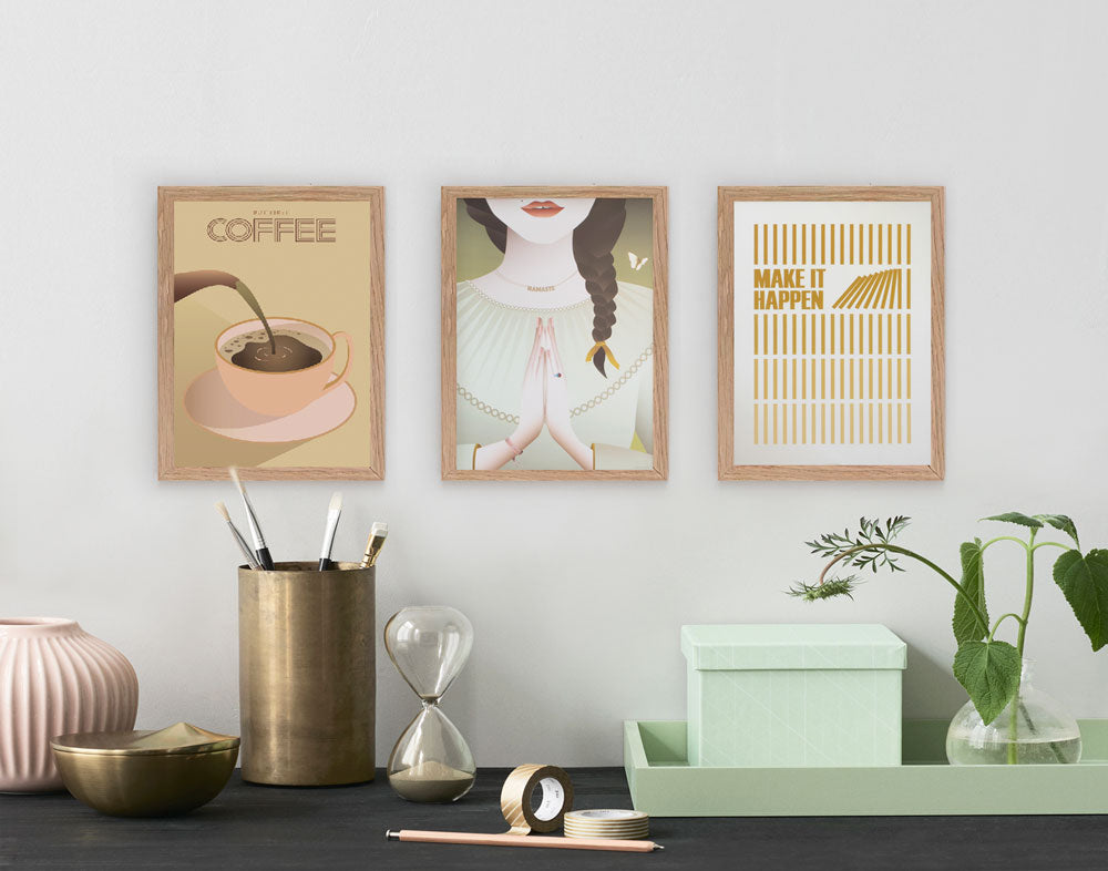 BUT FIRST COFFEE - plakat
