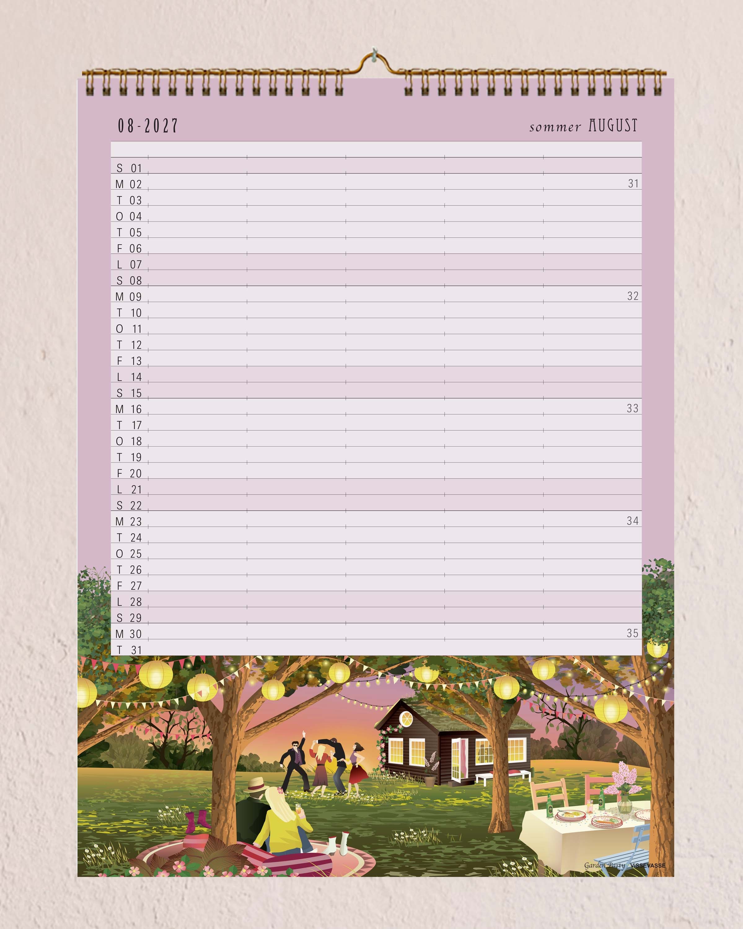 VÆGKALENDER 2027