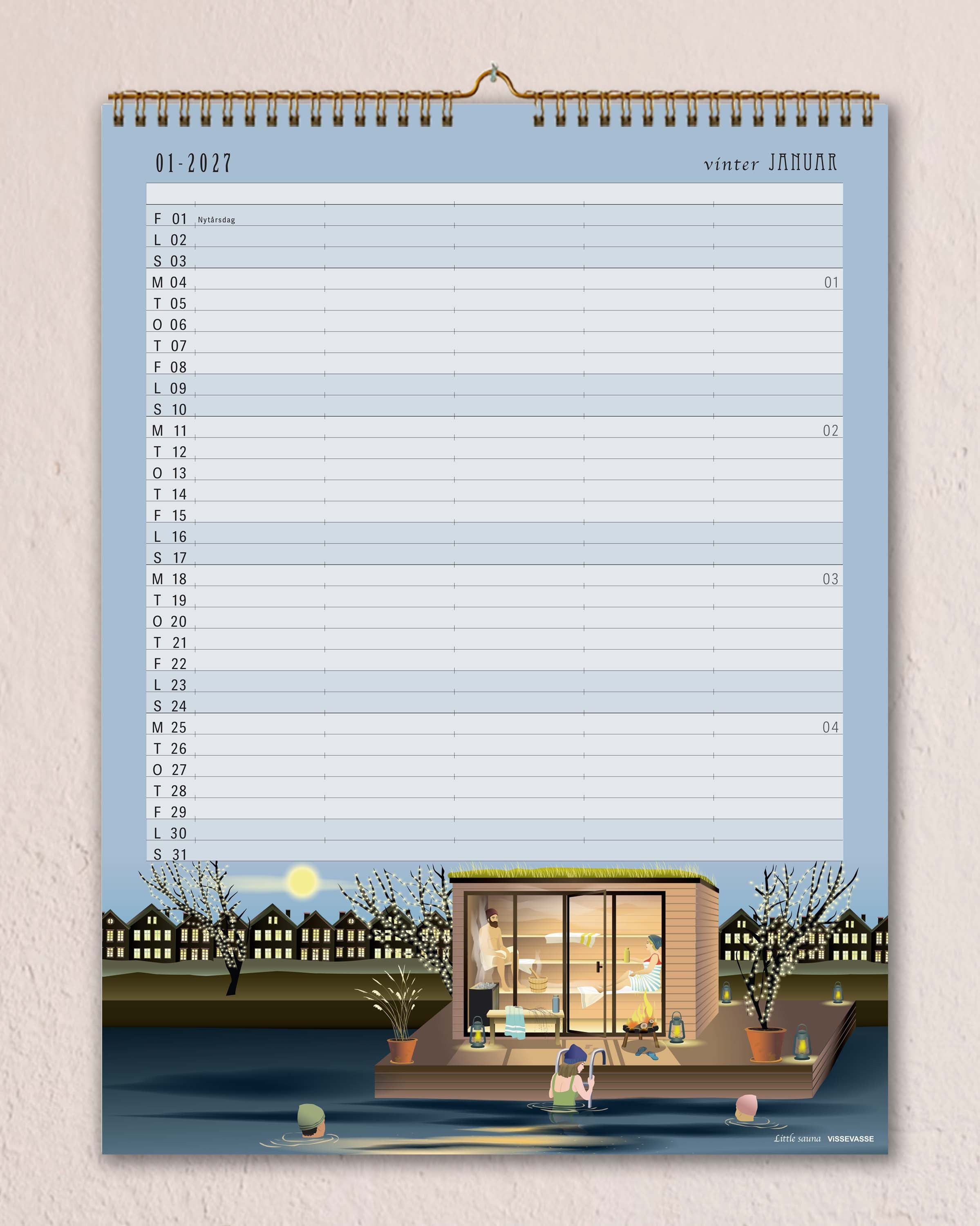 VÆGKALENDER 2027