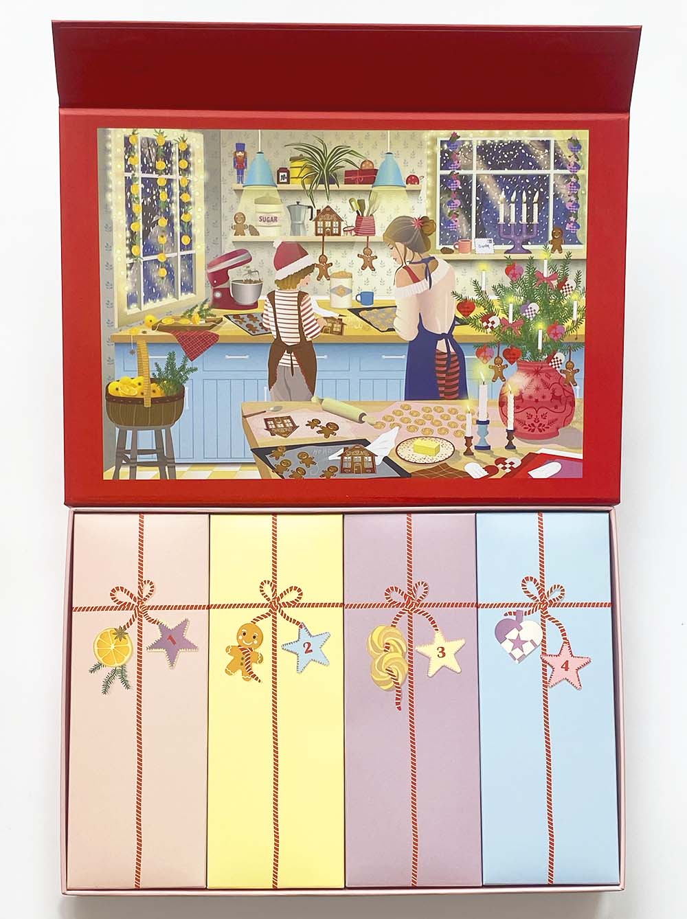 SWEET DECEMBER - puslespilsadventskalender med 1.000 brikker