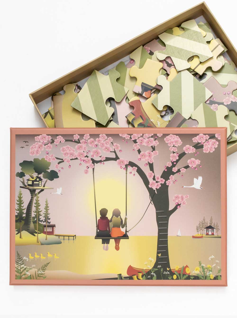 Børnepuslespil med 42 brikker Sunset With you fra ViSSEVASSE