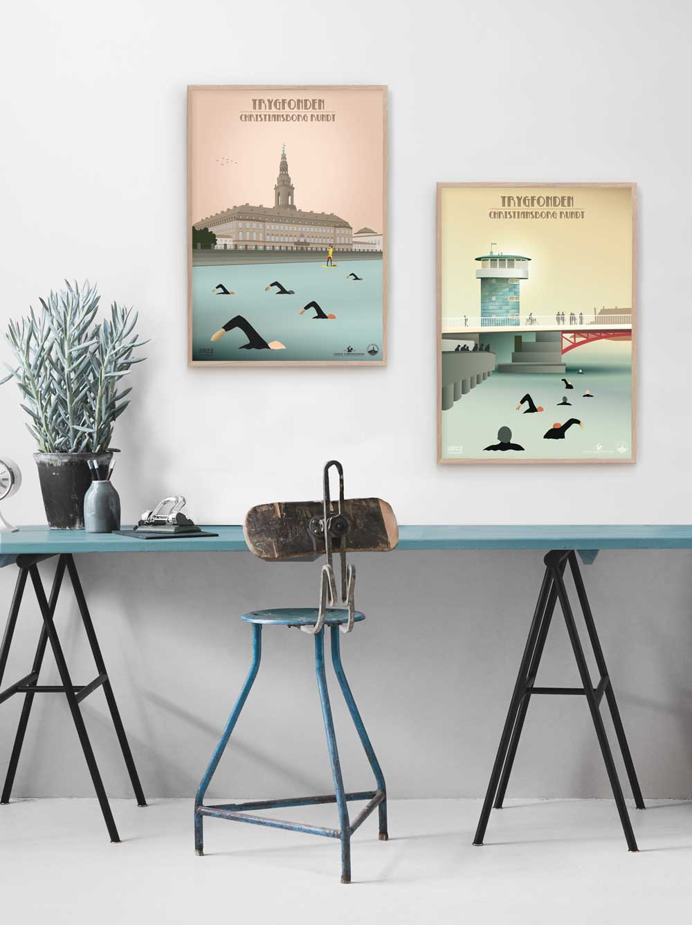 CHRISTIANSBORG RUNDT Knippelsbro - plakat