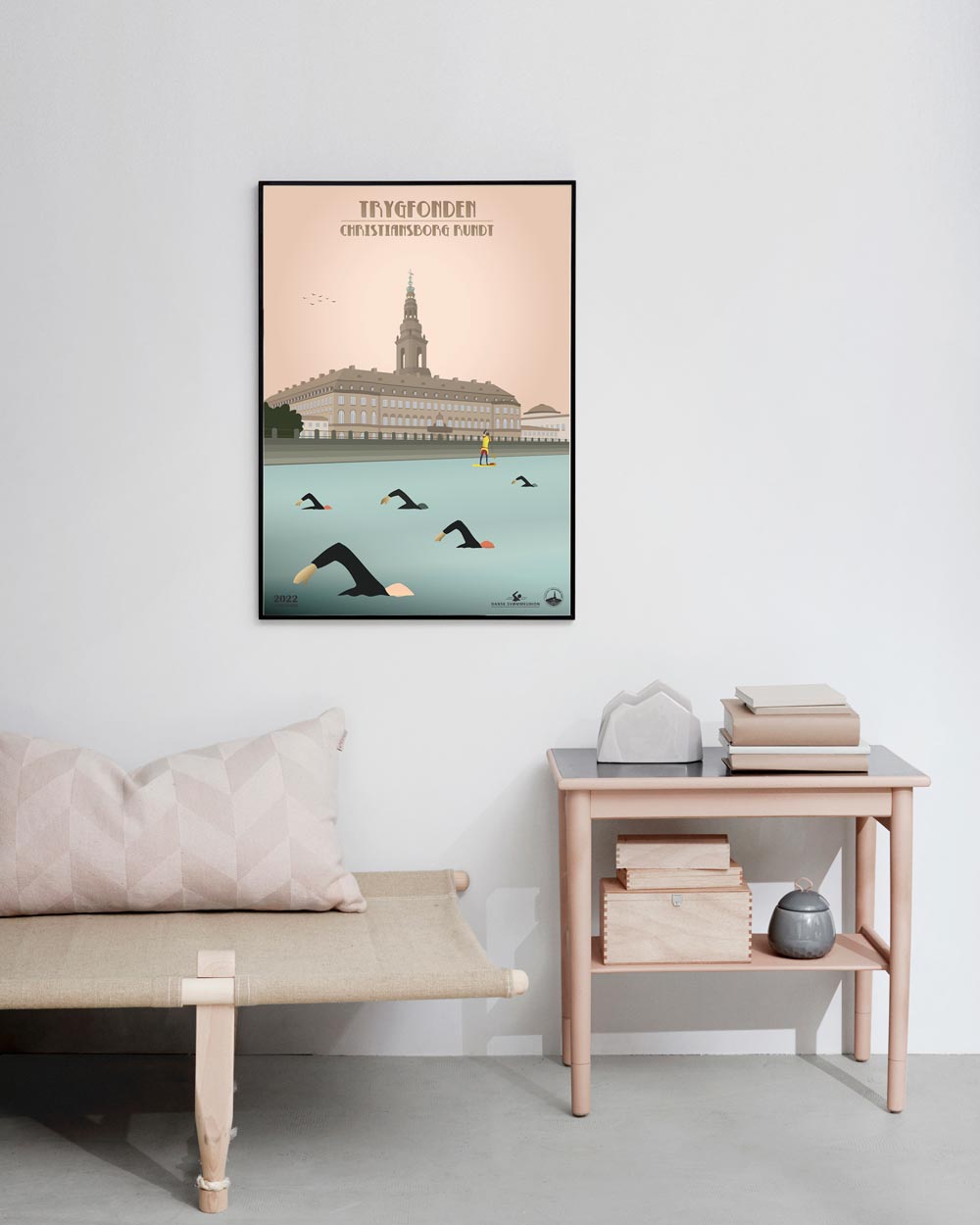 CHRISTIANSBORG RUNDT Christiansborg - plakat