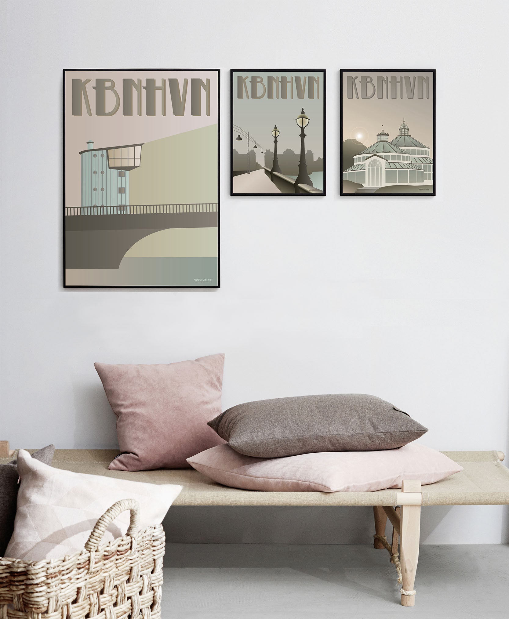 KØBENHAVN Dronning Louises bro - plakat - ViSSEVASSE