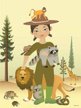 Dyrepasseren plakat med dyr fra ViSSEVASSE