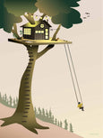 "Tree house" plakat fra ViSSEVASSE