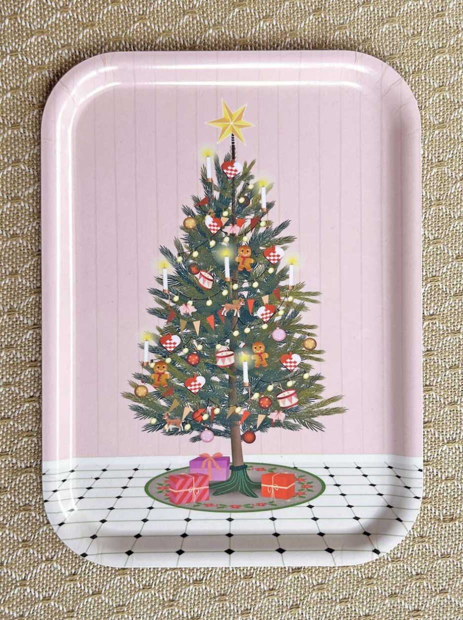 GLOWING CHRISTMAS TREE - Bakke 20x27 cm