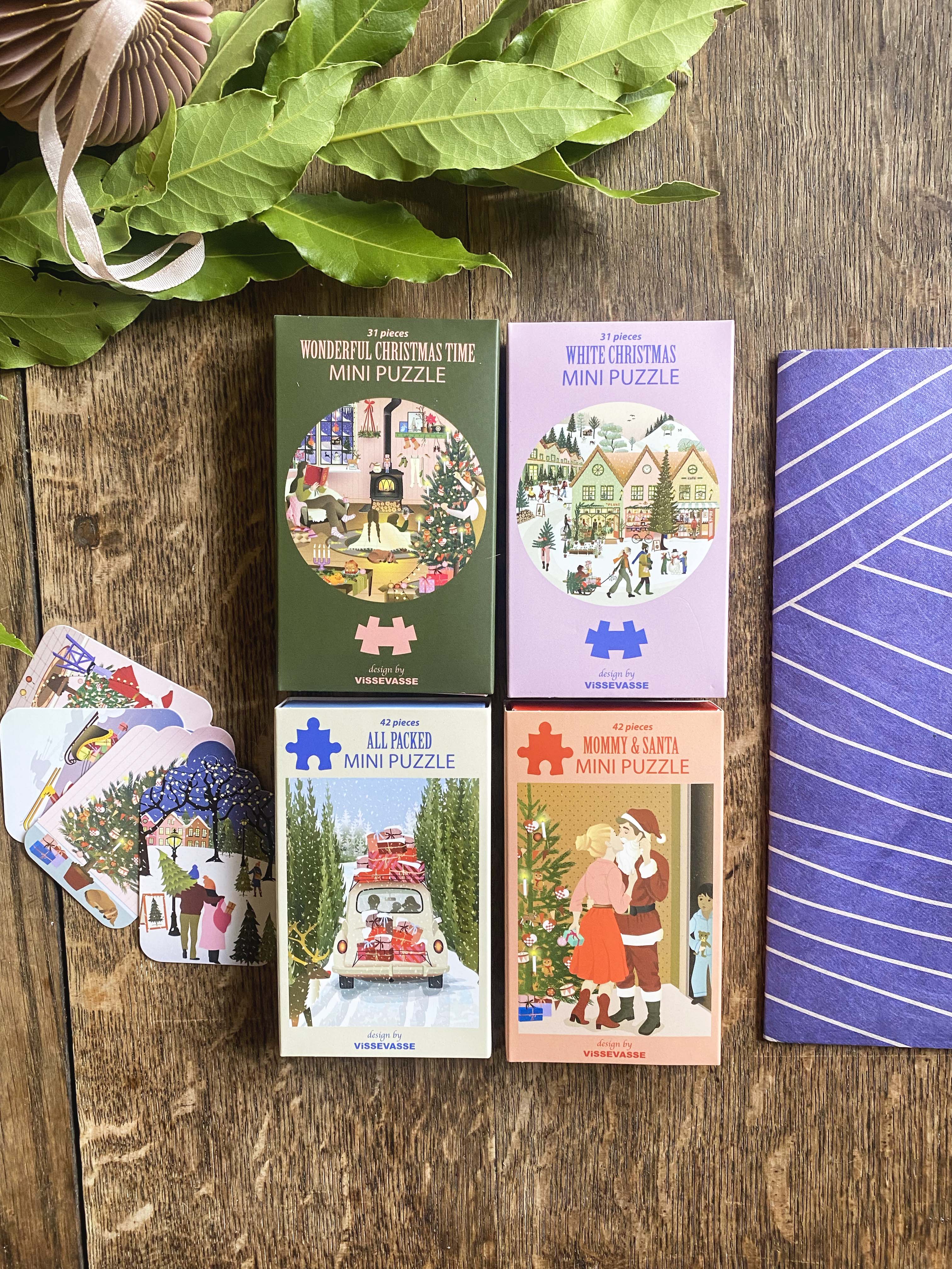 Adventsgave Kit - 4 minipuslespil