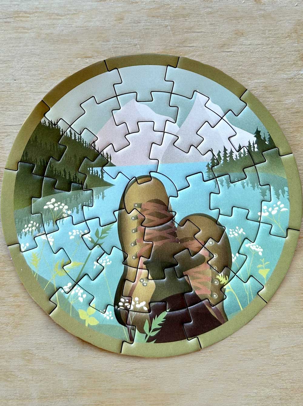 AFTER THE HIKE - mini puzzle