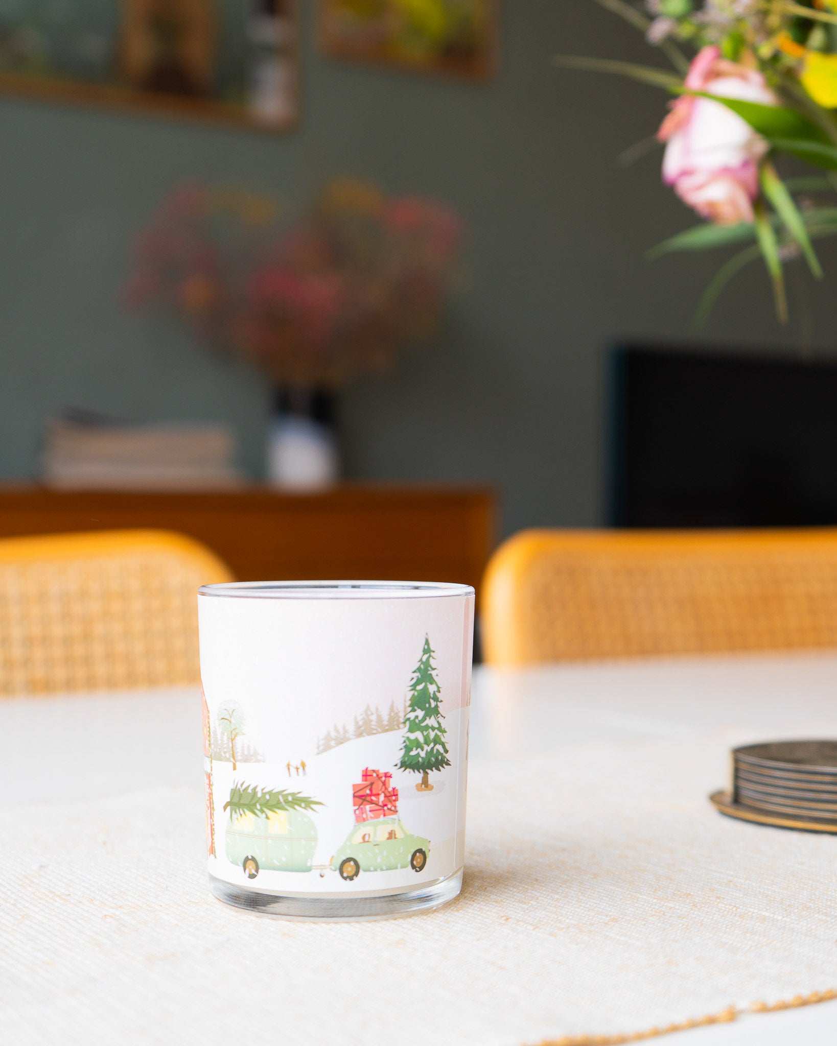 Rapslys i glas - fine julelys til at skabe hygge i hjemmet. Kan bruges som adventslys