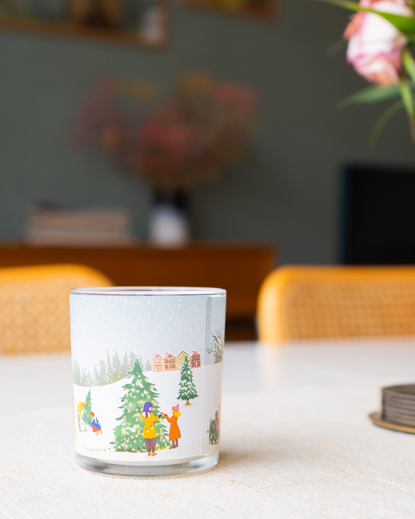 Rapslys i glas - fine julelys til at skabe hygge i hjemmet. Kan bruges som adventslys