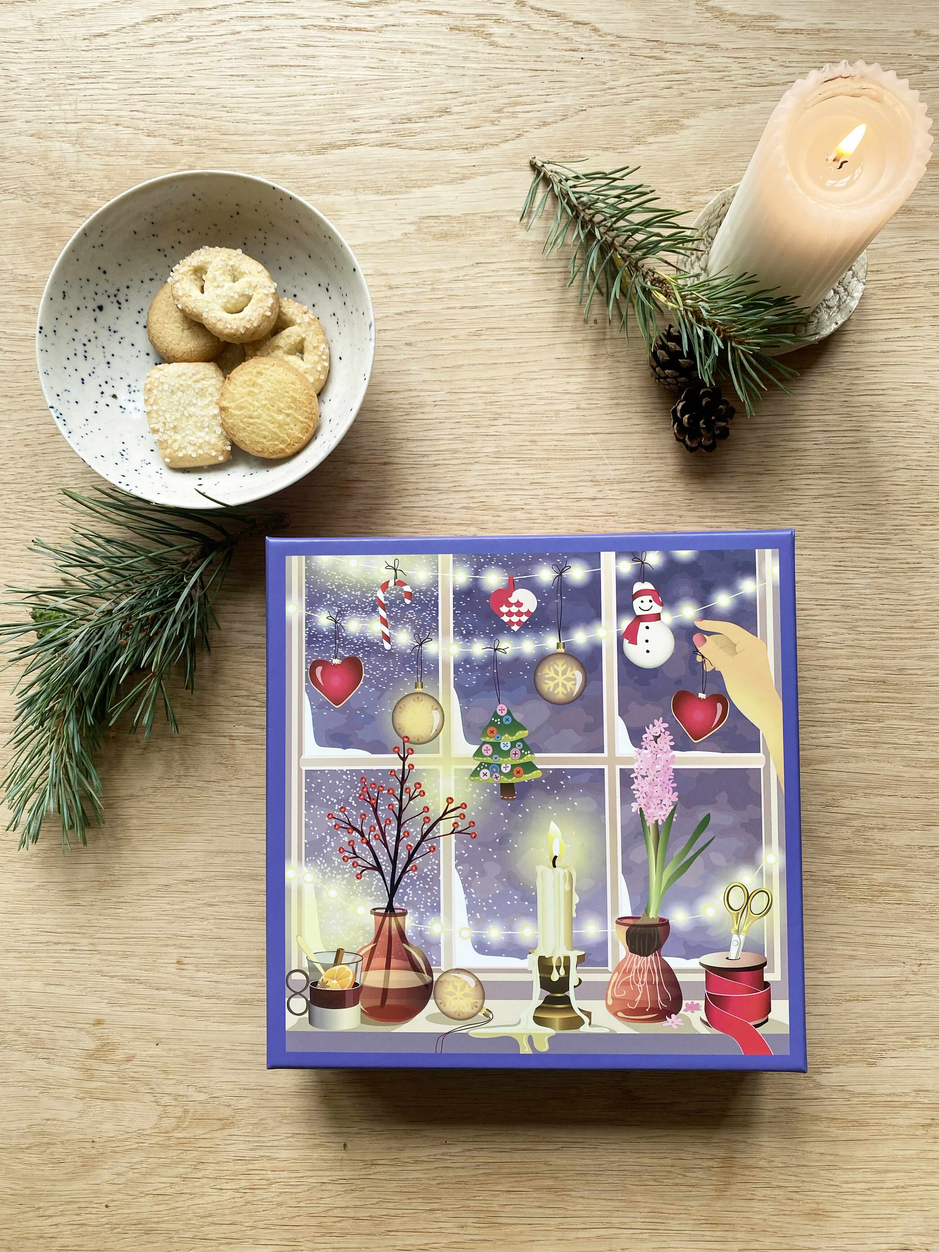 CHRISTMAS WINDOW - puslespil med 500 brikker