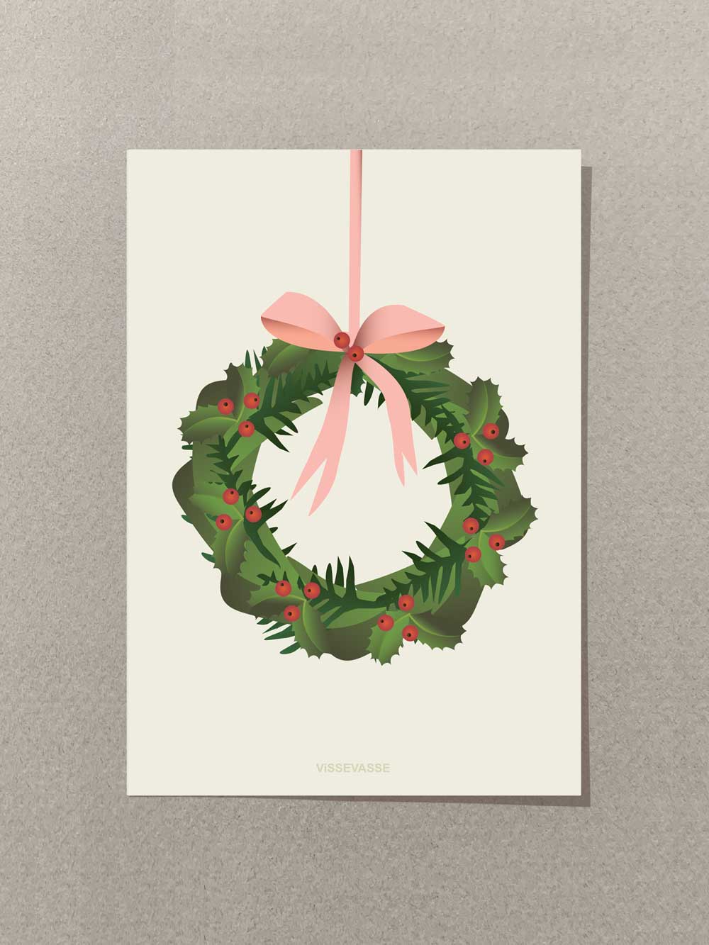 CHRISTMAS WREATH - minikort