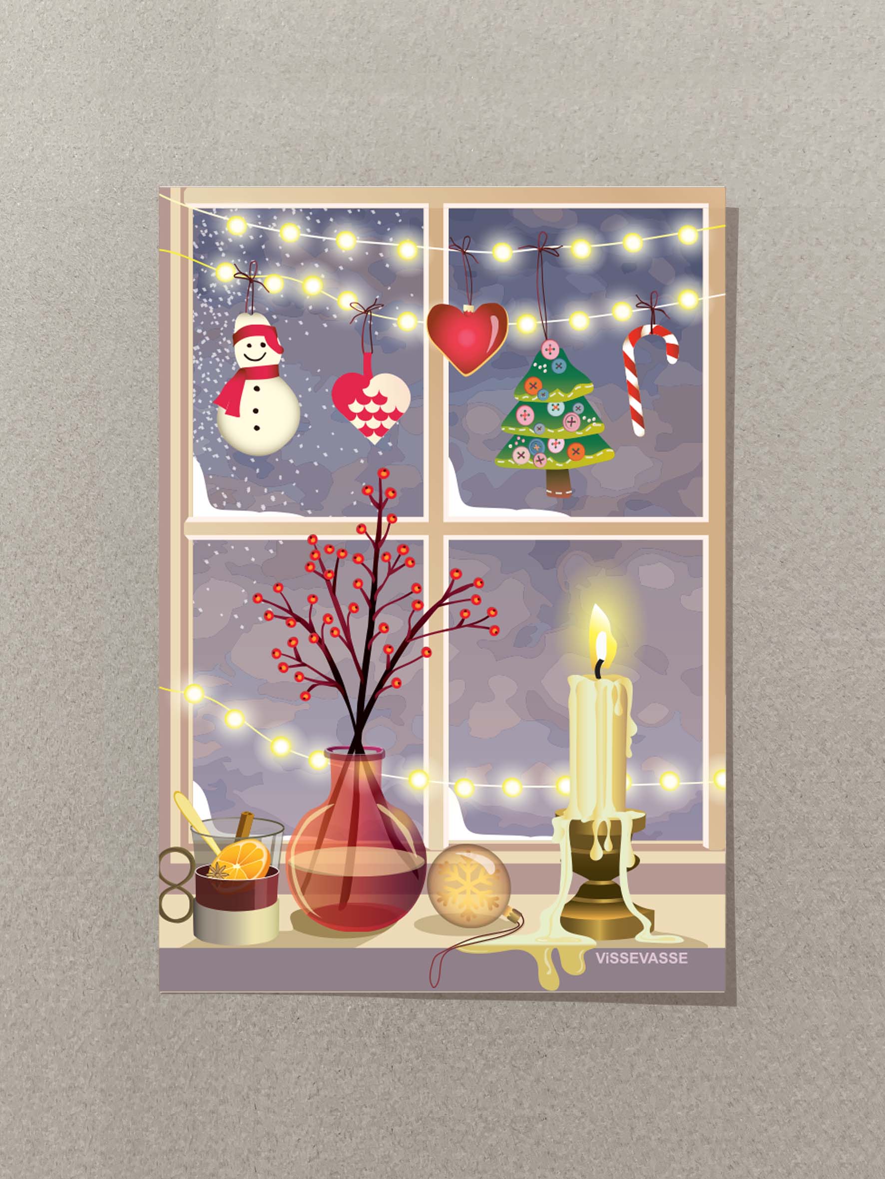 Christmas Window - minikort