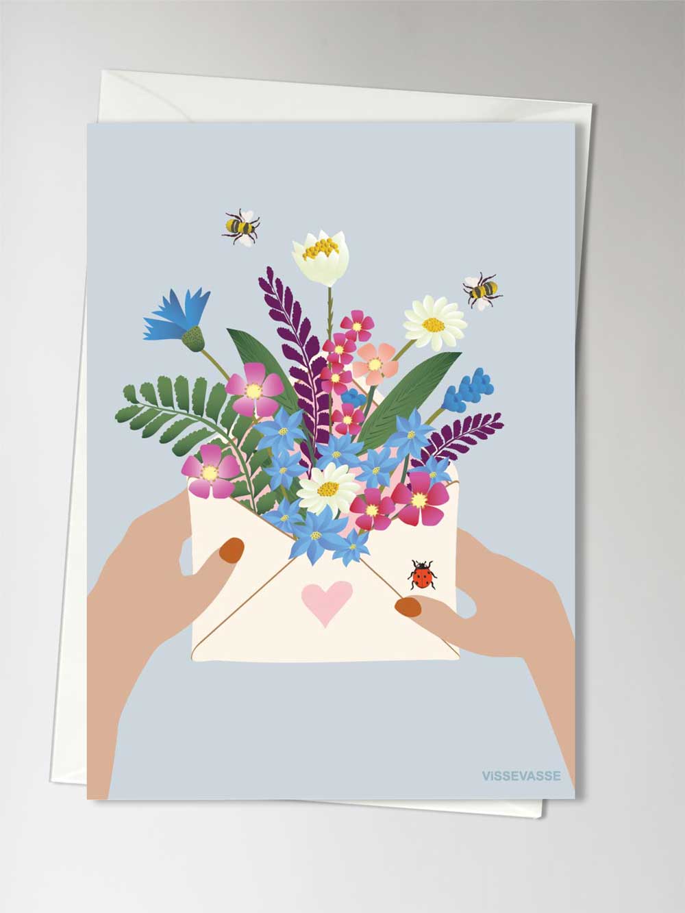 FLOWERS IN ENVELOPE - kort