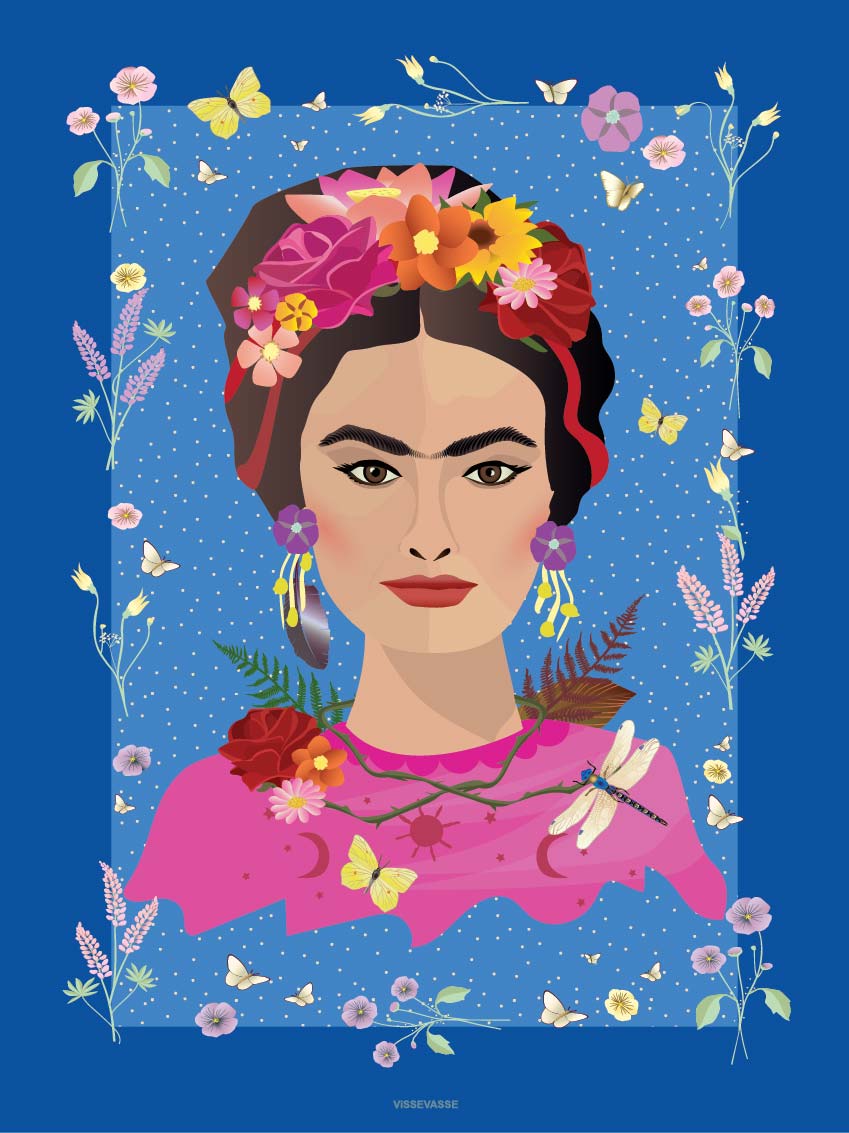 Frida Kahlo plakat fra ViSSEVASSE