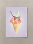 ICE CREAM FLOWER - minikort