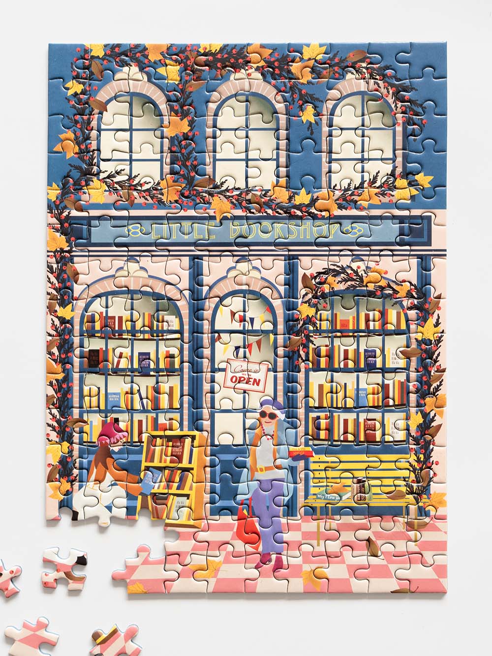 LITTLE BOOK SHOP - puslespil med 150 brikker