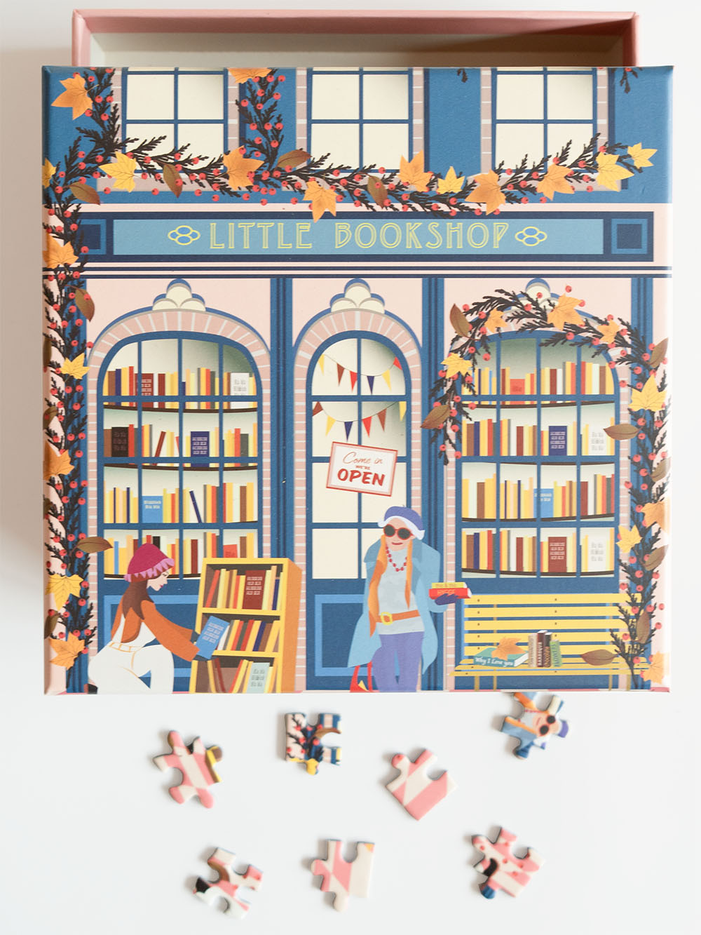 LITTLE BOOK SHOP - puslespil med 150 brikker
