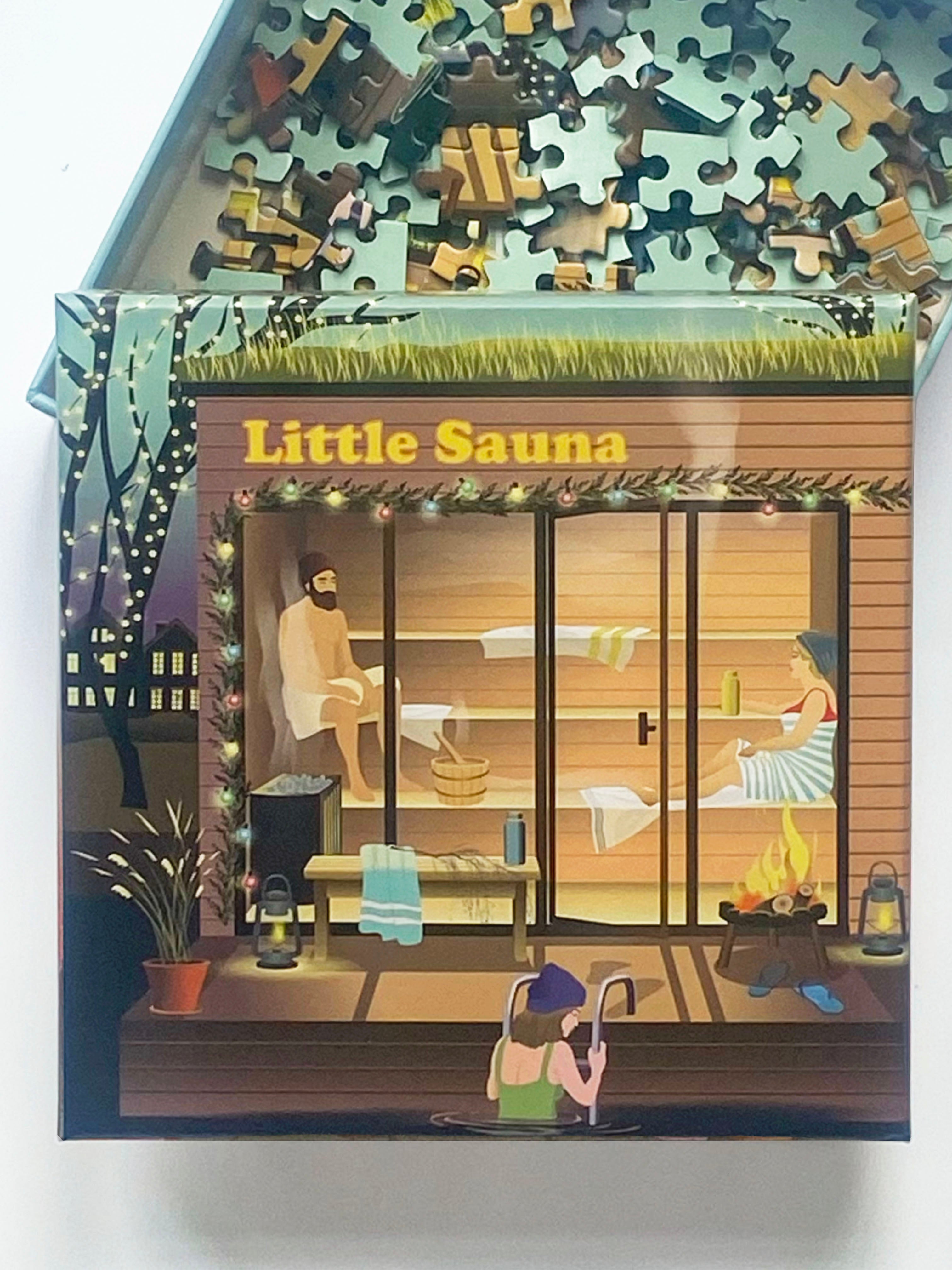LITTLE SAUNA - puslespil med 150 brikker