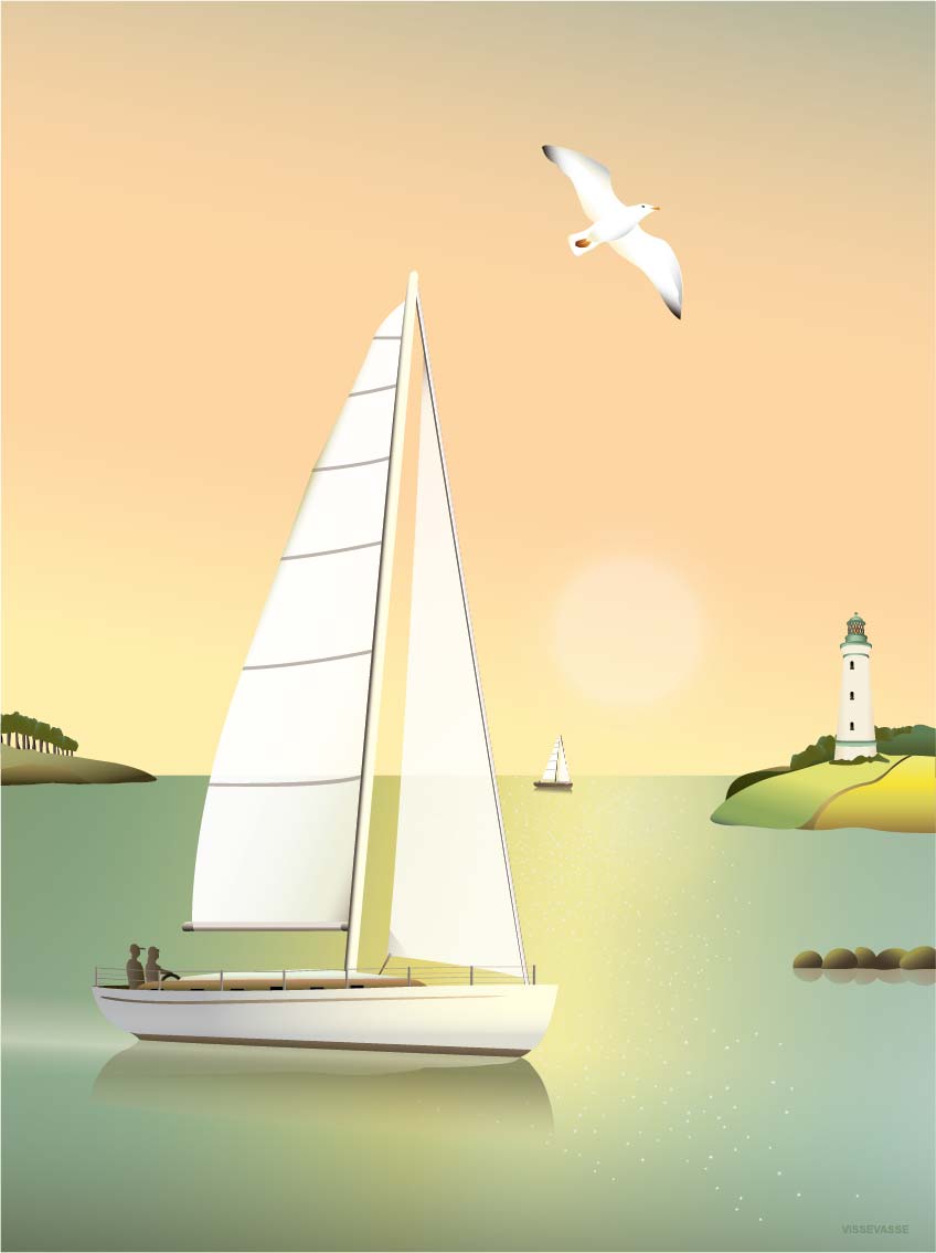 SAILBOAT - plakat