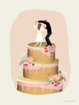 WEDDING CAKE - kort