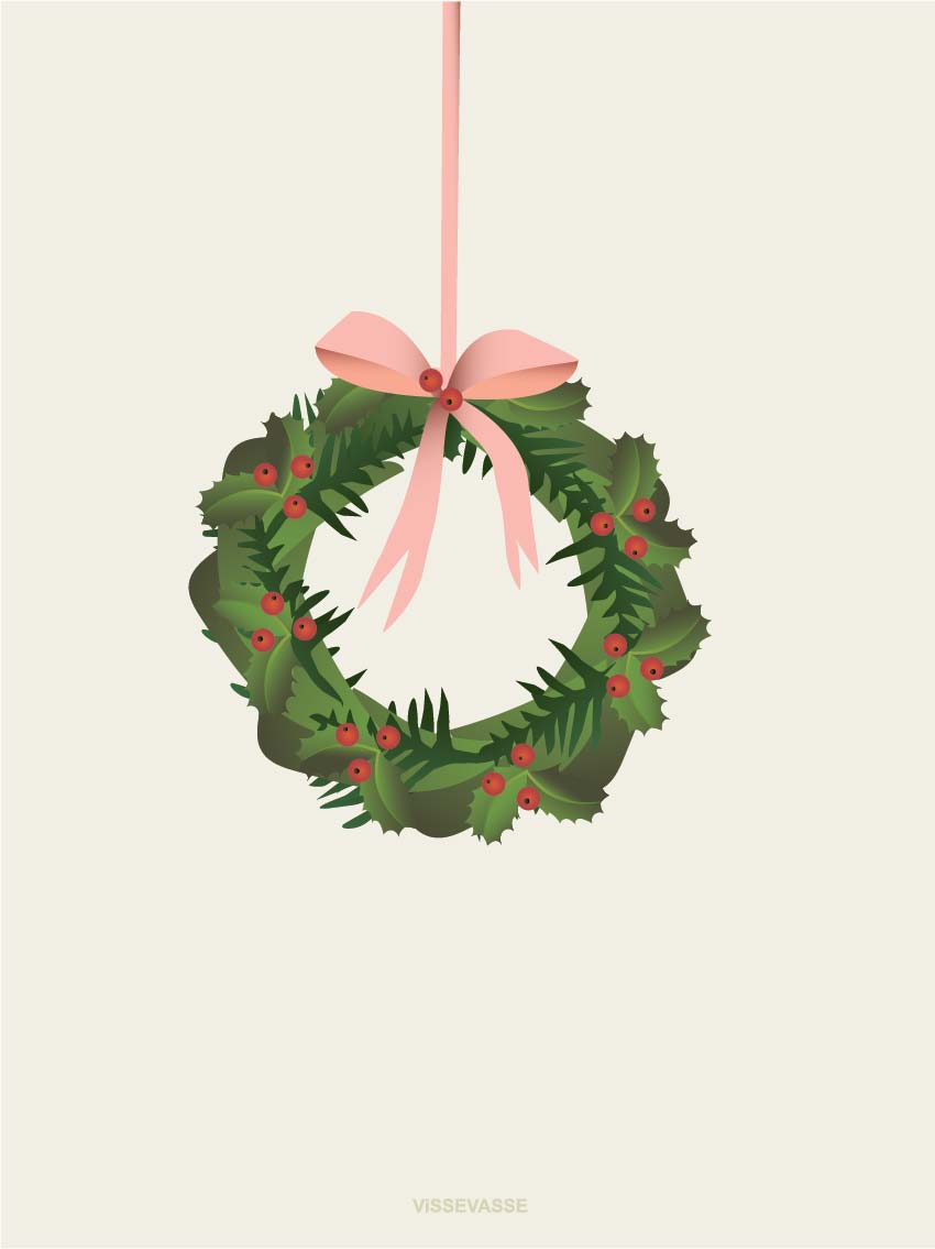 CHRISTMAS WREATH - kort