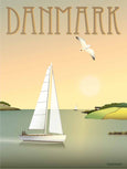 Danmark Sejlbåden plakat - en ViSSEVASSE plakat
