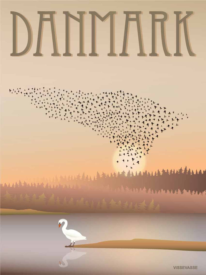 Danmark Sort sol - plakat