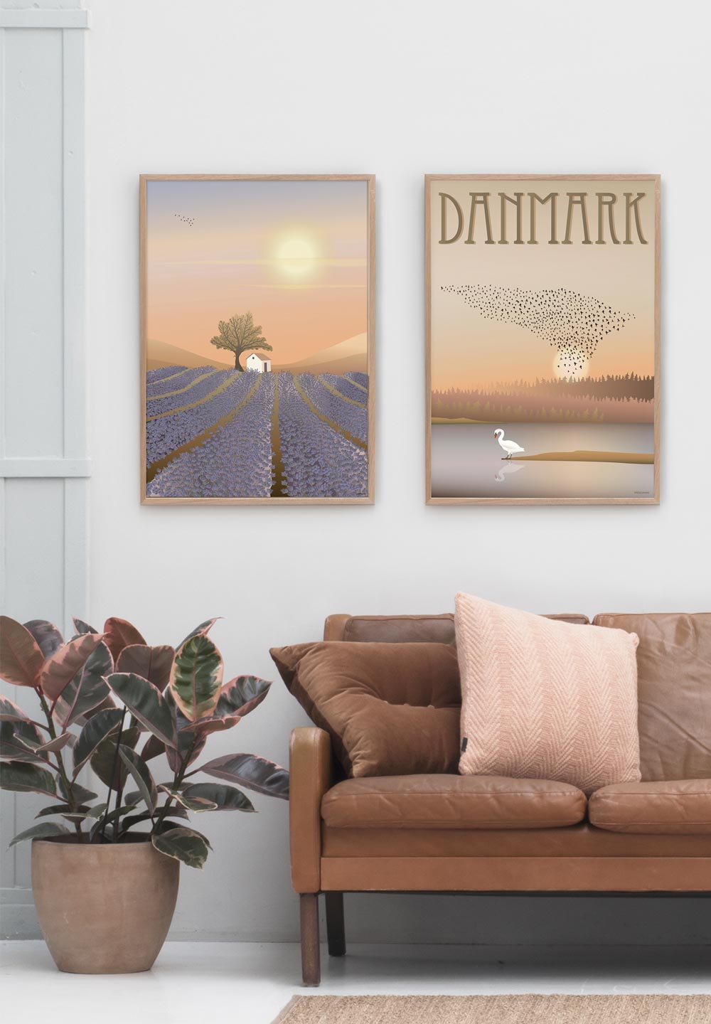 Danmark Sort sol - plakat