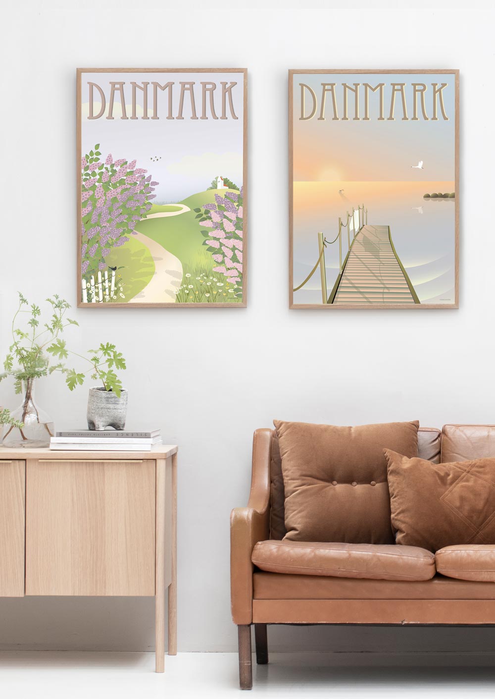 Danmark Badebroen - plakat