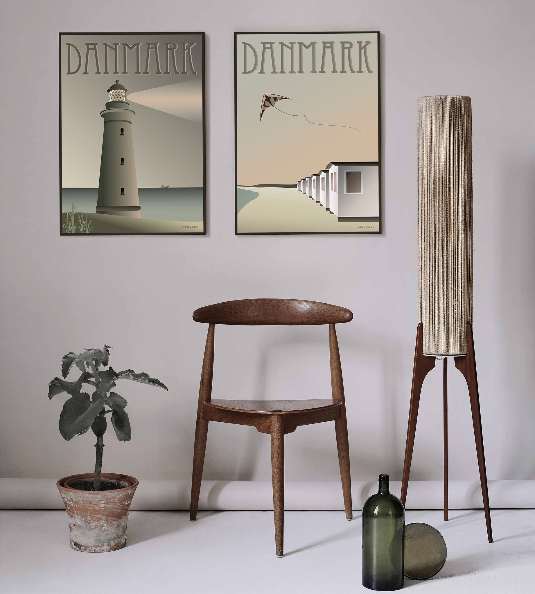 DANMARK Badehusene - plakat - ViSSEVASSE