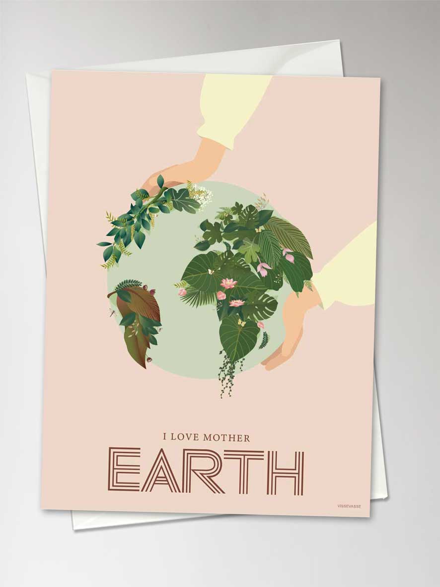 I LOVE MOTHER EARTH - Kort - ViSSEVASSE