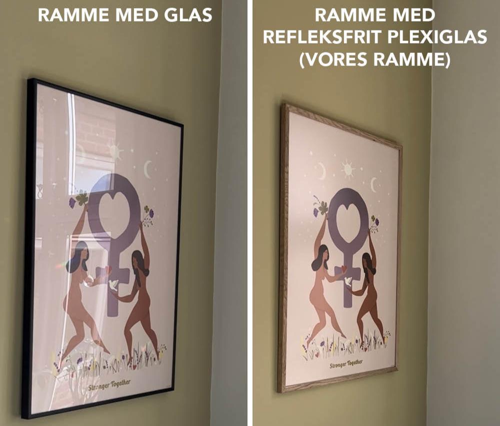 Ramme - sort mat - ViSSEVASSE