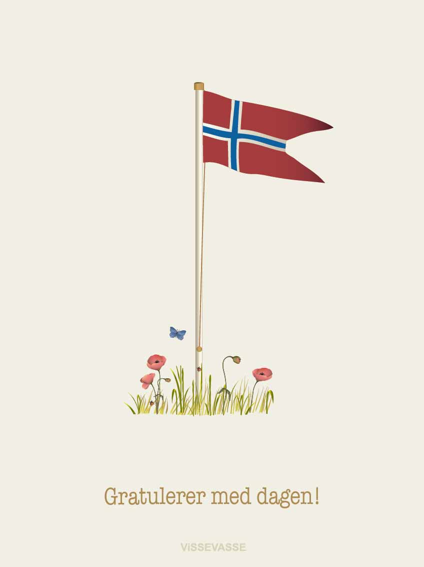 GRATULERER MED DAGEN - kort