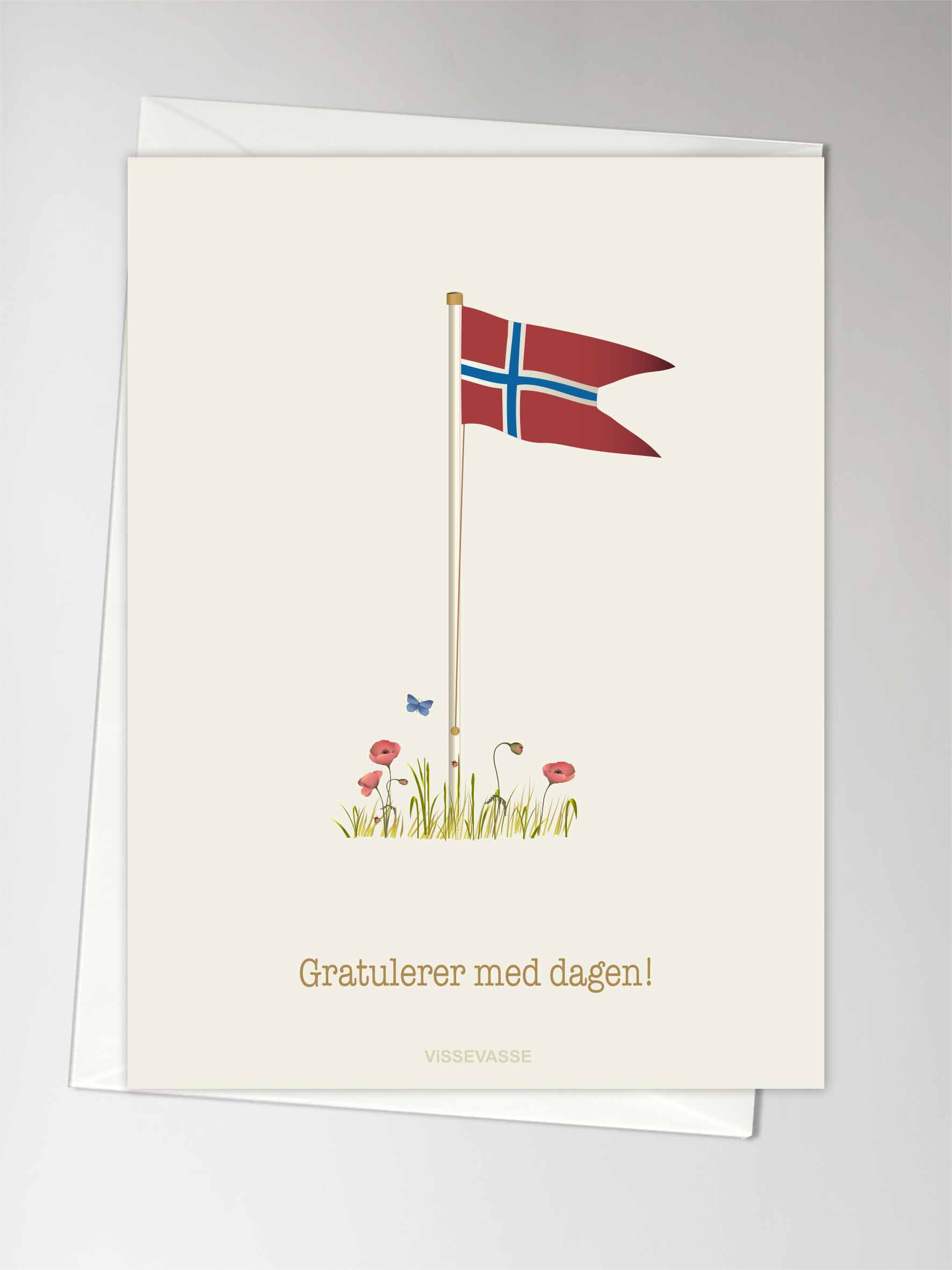 GRATULERER MED DAGEN - kort