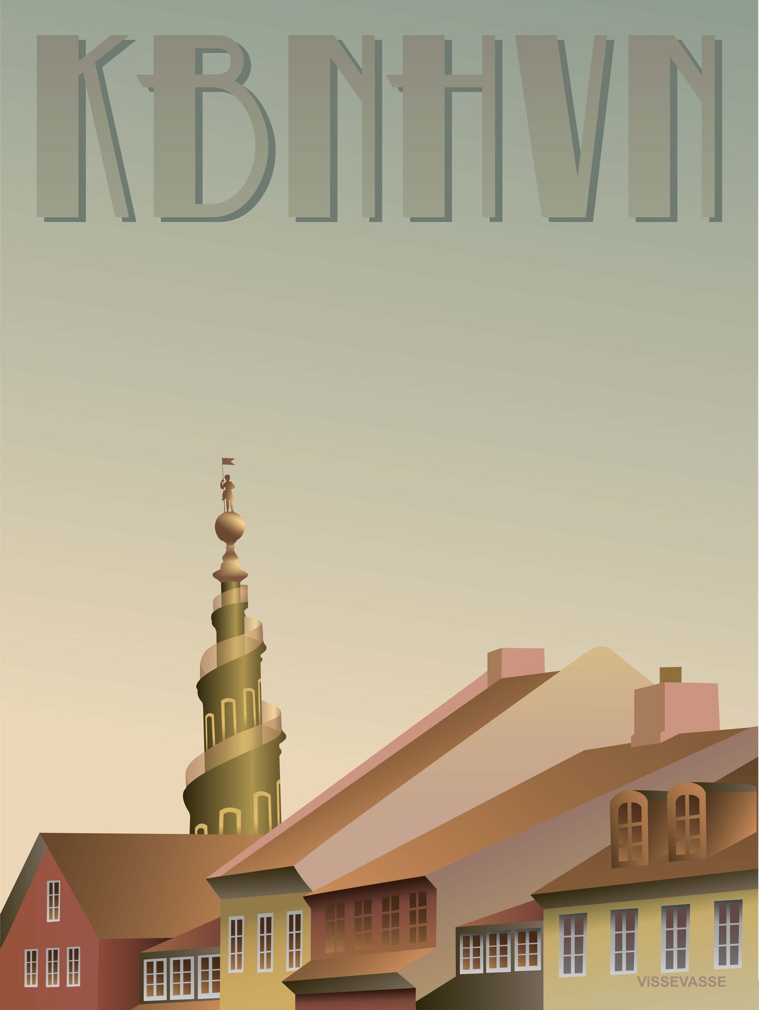 KØBENHAVN Christianshavn - plakat - ViSSEVASSE