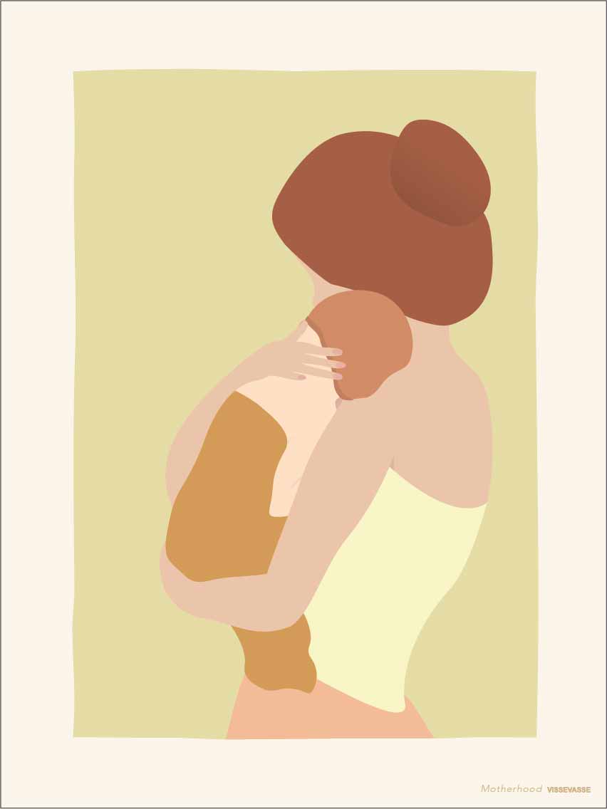 Mor plakat: "Motherhood" plakat fra ViSSEVASSE