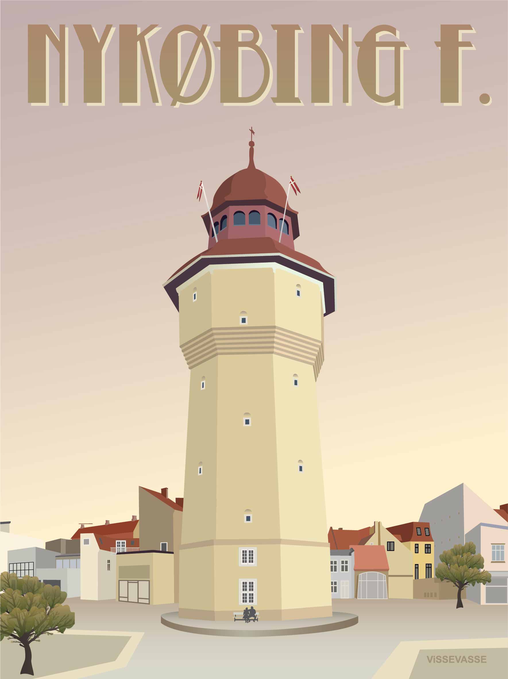 Nykøbing Falster plakat fra ViSSEVASSE