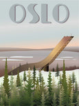 OSLO Holmenkollbakken - plakat